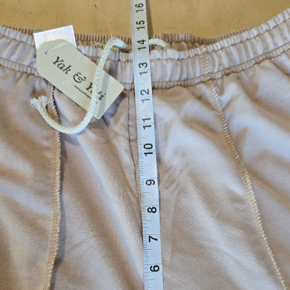 Y108 NWT Yak N Yeti Tiered Wide-Leg Pants Vintage Wash Pockets Drawstring L/XL - Picture 5 of 7